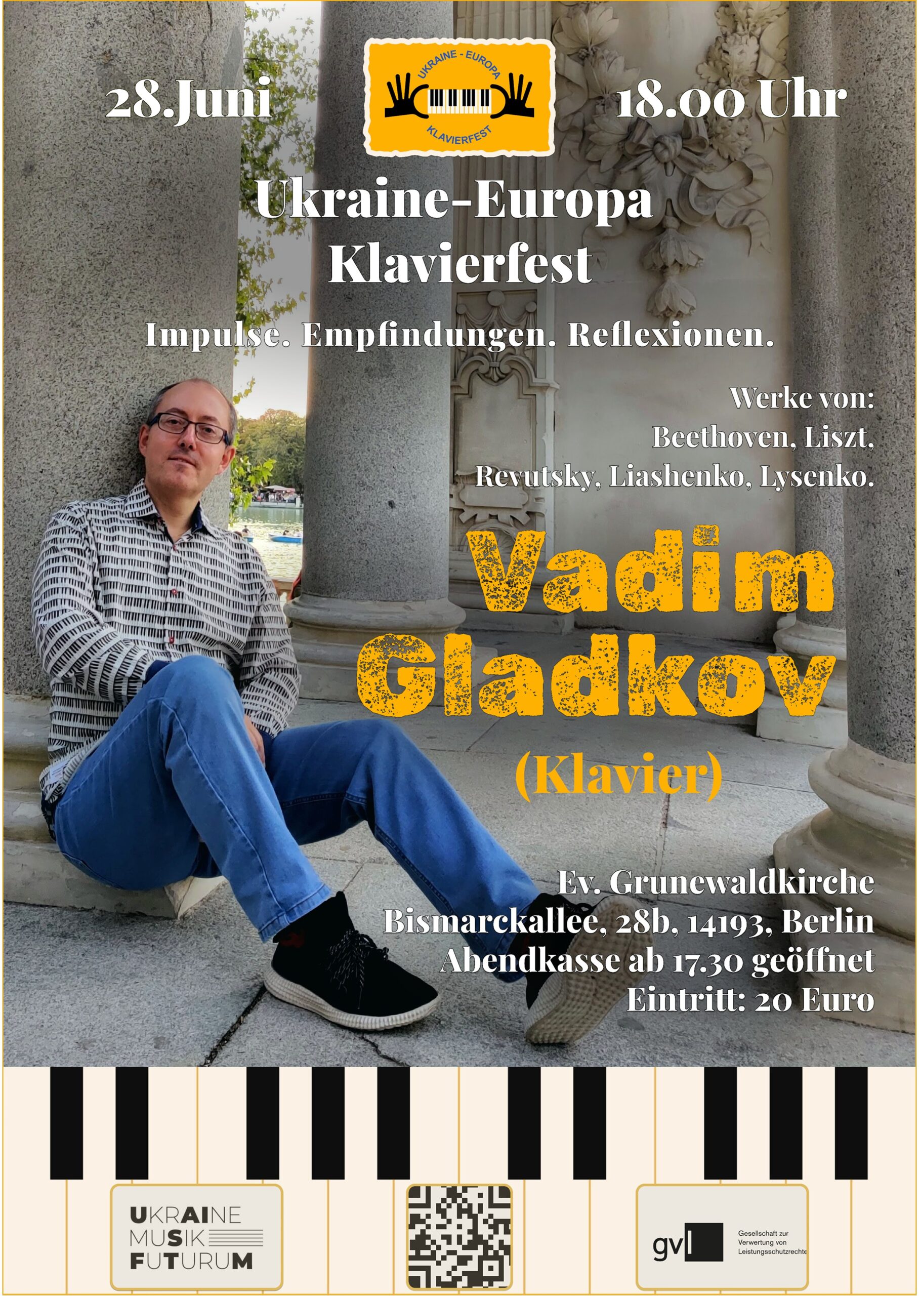Фортепіанний концерт Вадима Гладкова (Україна, Іспанія)